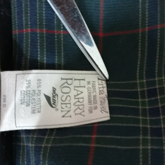 Erba 🧨Travel Harry Rosen khaki Trench Coat 38 Petit - Picture 11 of 15